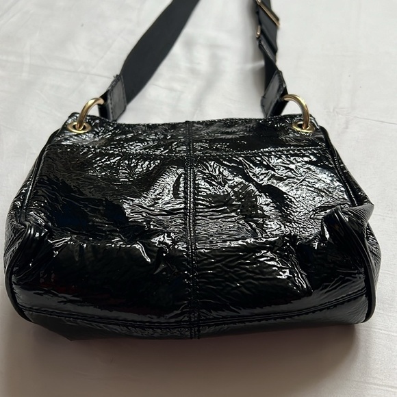 Michael Kors Layton Patent Leather Crossbody Bag - Picture 8 of 10